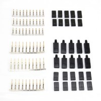 10 Sets DIY Futaba/ JR Type 3 Pin Servo Battery Connector/Plug Set (Female and Male) Female with Hook
