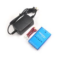 BC-1S05 5 Port 1S 3.7V 0.5A Li-Po Battery Balance Charger With 12V 2A Power Adapter T Plug For RC Toys Quadcopter