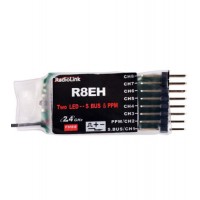 Radiolink R8EH 2.4G 8 Channels Receiver FHSS for Radiolink T8FB support S-BUS PPM PWM signal Quadcopter Multicopter Airplane