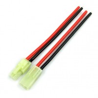 5 Pairs*16AWG Silica Gel Cable L100mm with Mini Male+ Female Tamiya Connectors