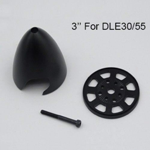 3" inch 76mm CNC Aluminum Alloy Spinner 2 or 3 Blades Special Drilled for DLE30/55,DA50/EVO54, MLD35/70 Blue Black Red