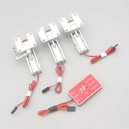 Alloy Electric Retracts set 3pcs and Control Box For 4KG rc plane model