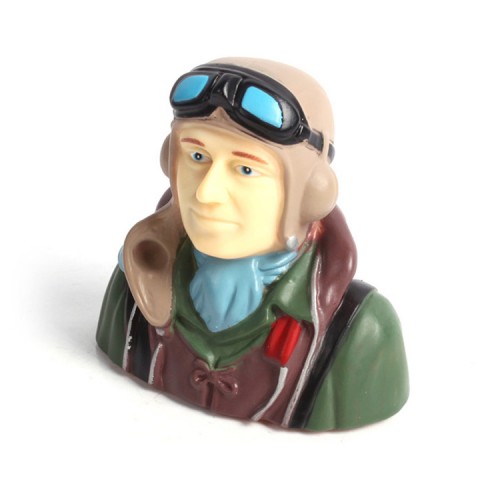 1/7/1:7 Scale Pilot Statue/Pilot Portrait Toy for RC Airplane