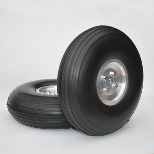 PU wheel with CNC Aluminum hub 8.5''inch For RC Airplane Models