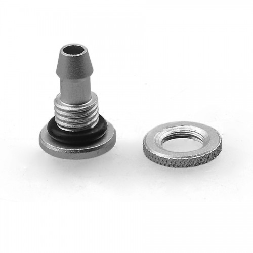 Aluminum Alloy Water/Gas Outlet Inlet Fuel Nipple for Model Airplane Engine or RC Boat