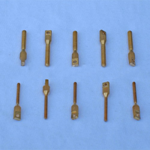 10Pcs Flat-head Short Connecting Rod with Teeth M2/M3 (American System) for M3 Ball Bearings or Clevis