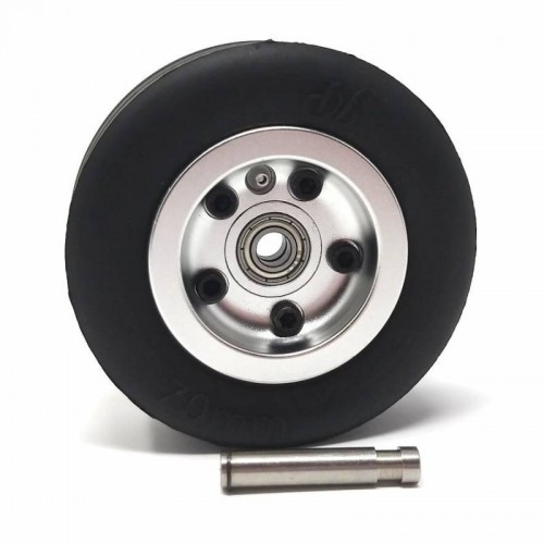 JP Hobby 70mm Rubber Wheel Aluminum hub Wheel Shaft 6mm