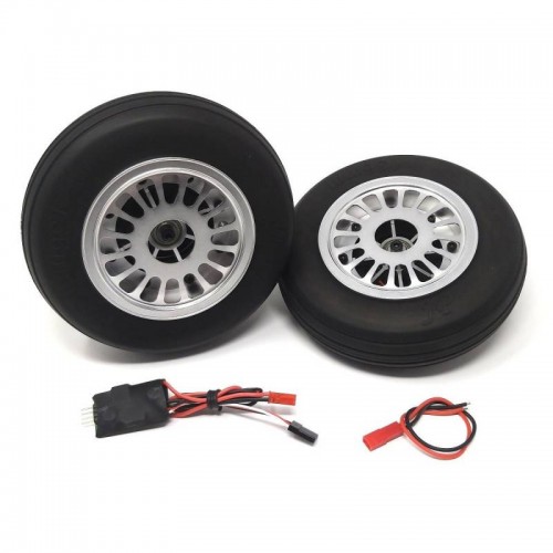 2pcs Electric Brake 136mm Wheels and Controller (8mm axle) for Turbo version model