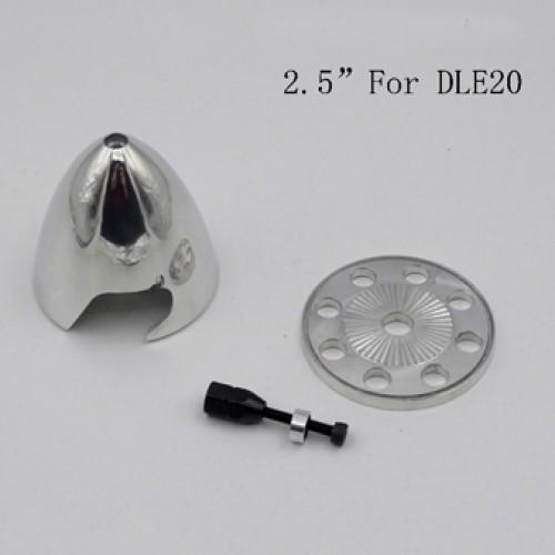 2.5" inch 64mm CNC Aluminum Alloy Spinner 2 Blades Special Drilled for DLE20,all YS FS stroke, FS ENYA 120