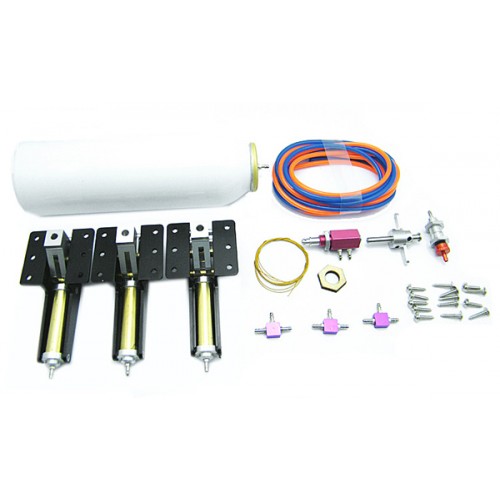 Air Retract Kit (Φ4.0) with 3pcs Gear Mounts One-way Air-pressure Control