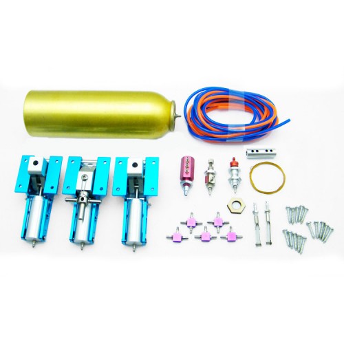 Air Retract Kit (Φ5.0) with 3pcs Two-way Air-pressure Control