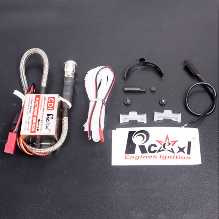 Rcexl Single Cylinder CDI Ignition for NGK CM6-10MM Straight rc gas engines