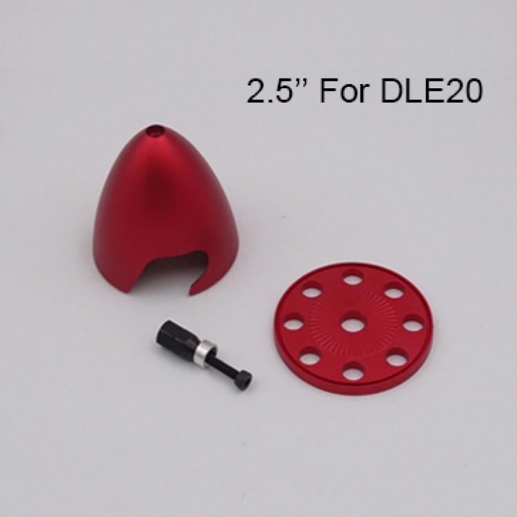 2.5" inch 64mm CNC Aluminum Alloy Spinner 2 or 3 Blades Special Drilled for DLE20 engines