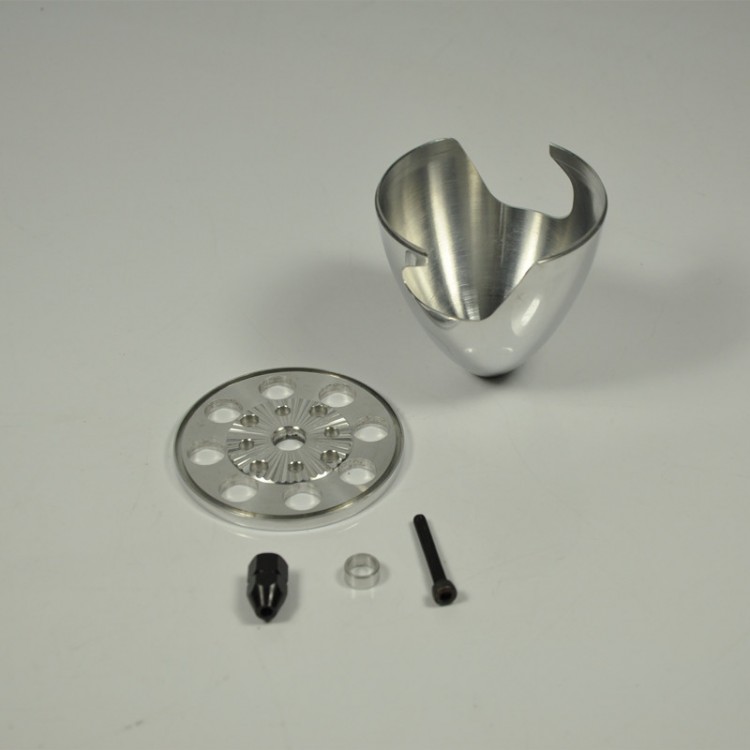 2.75" inch 70mm CNC Aluminum Alloy Spinner 2 Blades Special Drilled for DLE20,all YS FS stroke, FS ENYA 120