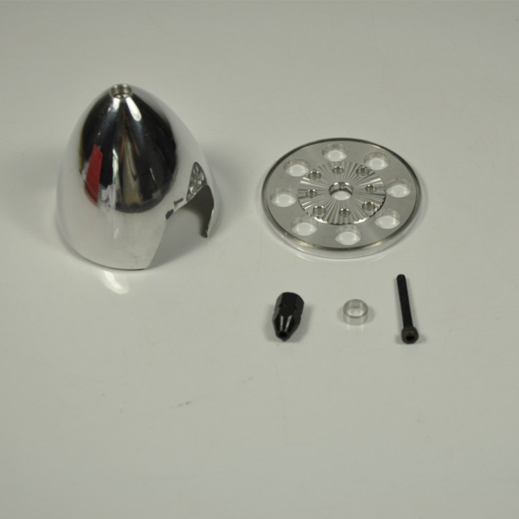 2.75" inch 70mm CNC Aluminum Alloy Spinner 2 Blades Special Drilled for DLE20,all YS FS stroke, FS ENYA 120