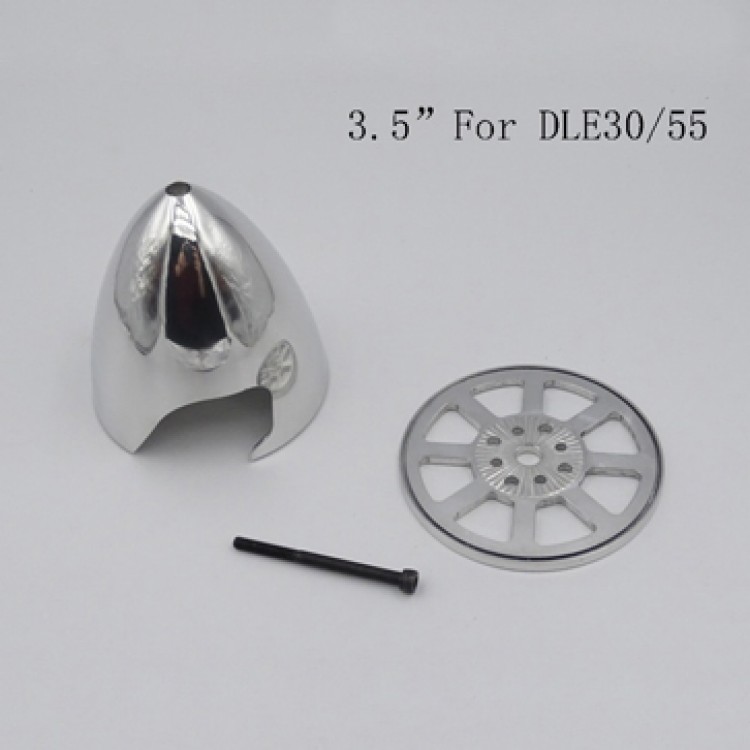 3.5" inch 89mm CNC Aluminum Alloy Spinner 2 or 3 Blades Special Drilled for DLE 30/55,DA50/EVO54, MLD35/70
