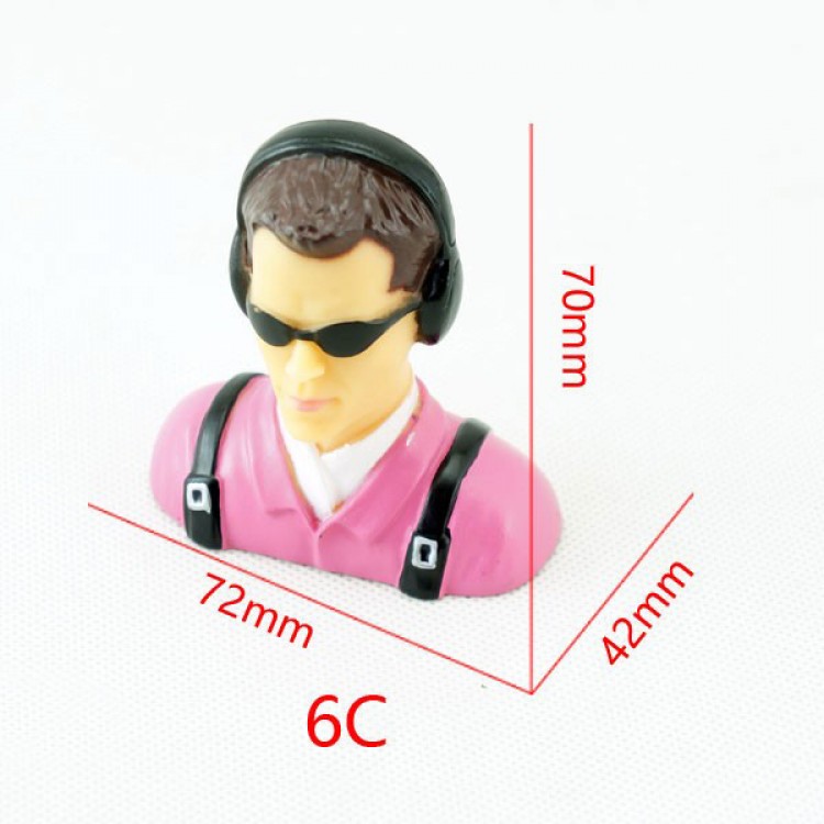 1/6 Scale Figure Pilots Toy Model for RC Plane models