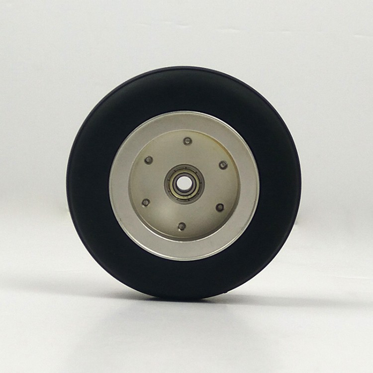 RC Airplane Rubber Tires Aircraft Wheel With Aluminum Hub