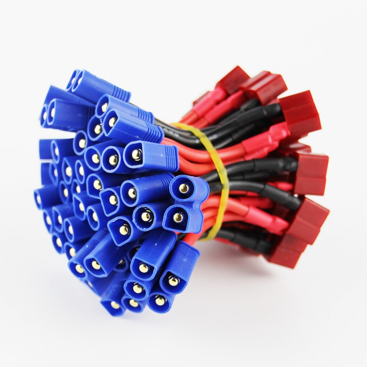 5pcs EC3 male to T plug female cable