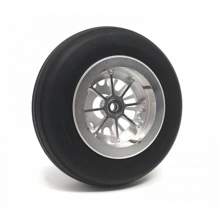 JP Hobby 136mm Rubber Wheel Aluminum hub Wheel Shaft 8mm
