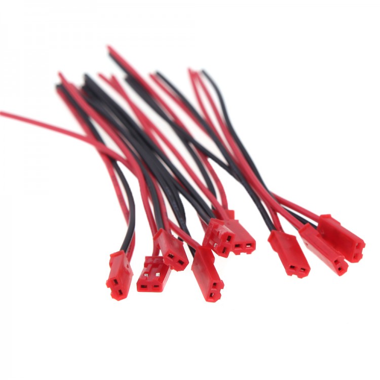100mm/150mm JST Plug Battery ESC Male & Female Wire 2 Pin Connector.