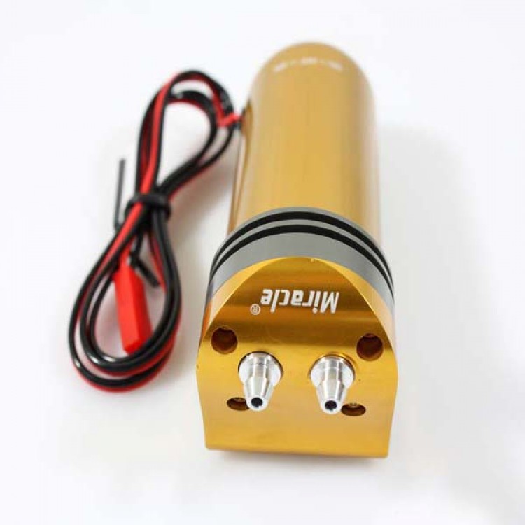 Miracle RC Metal Electric Fuel Pump 7.2-12V For Gas and Nitro Aluminum Anonized Version II