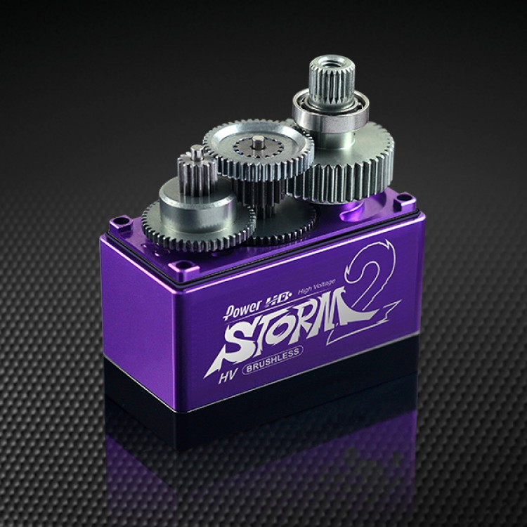 Power HD STORM-2 37kg 8.4V HV Brushless Digital Servo with Metal Gears and Double Bearings