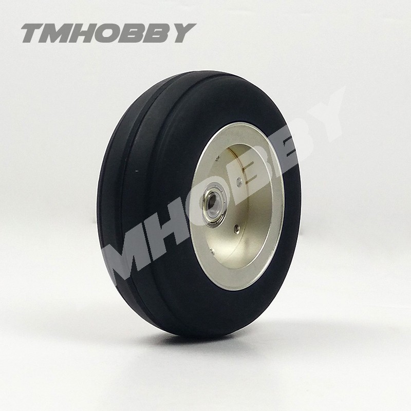 2 units for RC Model Airplane 1.00" Rubber Wheel Tire with Plastic Hub 