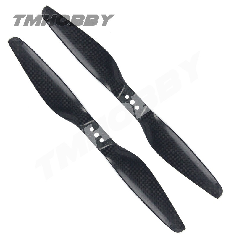 Aexit Pair 1355 Electrical Equipment 13 Dia 5.5 Pitch 2-Vane Carbon Fiber CW CCW Prop 1355 for RC T-Motor Quadcopter