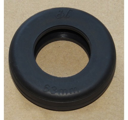 63mm Rubber Wheel Tubeless tyre