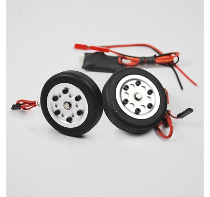 2pcs Electric Brake 55mm Wheels 4mm / 5mm axle and Controller for Turbo version model 