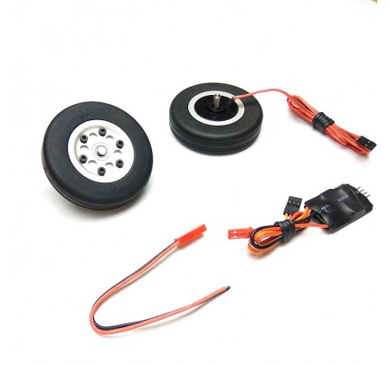 2pcs Electric Brake 65mm Wheels 4mm / 5mm axle and Controller for Turbo version model 