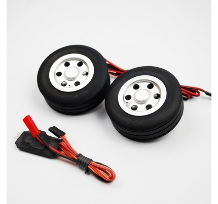 2pcs Electric Brake 70mm Wheels and Controller (4/5/6mm axle) for Turbo version model 
