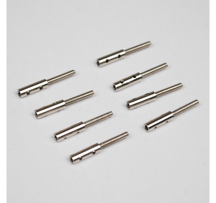 10Pcs Copper Connecting Rod nickel plating with Teeth M2/M3 for M3 Ball Bearings or Clevis