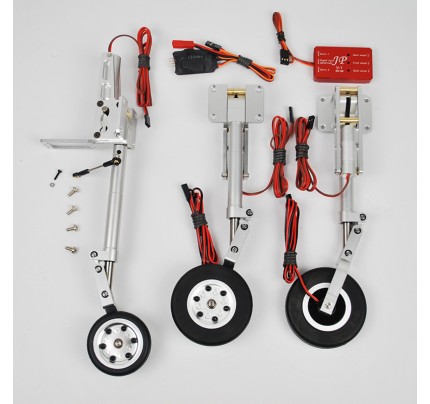 Alloy Electric Retracts Set (3 retracts) with Brake wheel For 7-8KG turbo jet Plane