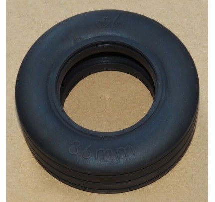 86mm Rubber Wheel Tubeless tyre