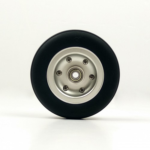 for RC Model Airplane 2.25" Rubber Wheel Tire with Plastic Hub 2 units 