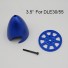 3.5" inch 89mm CNC Aluminum Alloy Spinner 2 or 3 Blades Special Drilled for DLE30/55,DA50/EVO54, MLD35/70 Blue Black Red