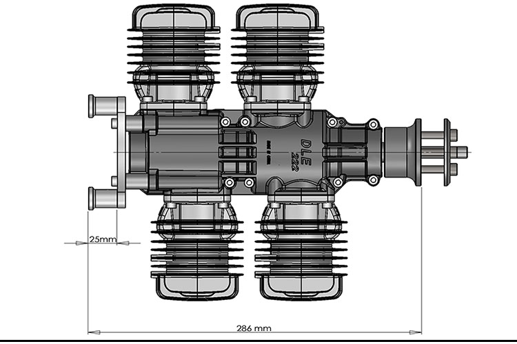 dle222 gas engines