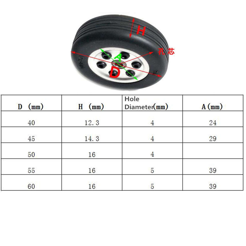 Rubber Wheels For Electric Retract Landing Turbojet Airplane Wheel 